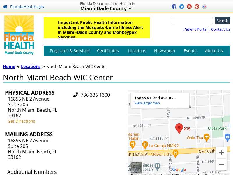 North Miami Beach Wic