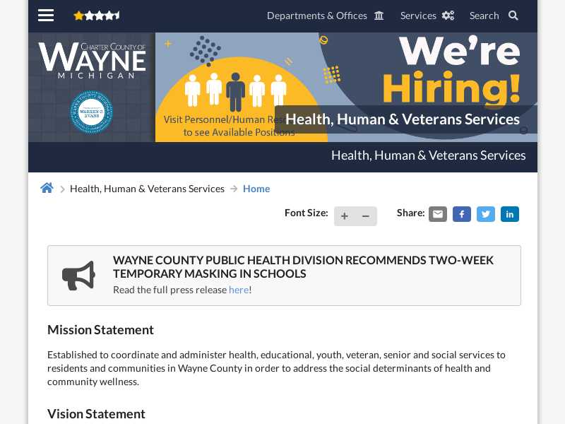 Hamtramck Health Center WIC Office Wayne County Healthy Communities